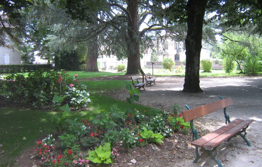 Jardin anglais à Seurre