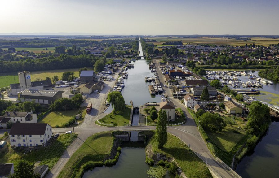 Vue du Ciel, V50 Saint-Jean-de-Losne