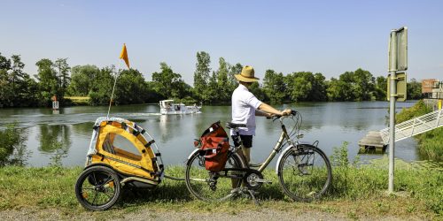 Voie bleue Moselle Saône® à vélo à Pagny-la-Ville