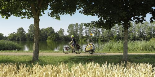 Voie bleue Moselle Saône® à vélo à Pagny-la-Ville