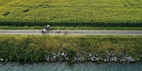 Voie bleue Moselle Saône® à vélo à Pagny-la-Ville