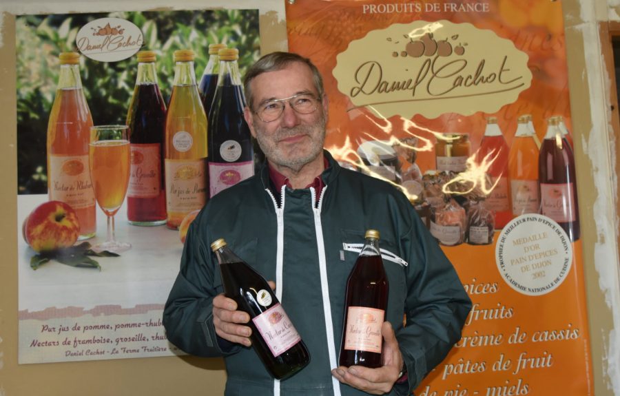 Daniel Cachot, producteur fruitiers à Broin